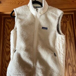 Patagonia Women's White Fleece Jacket